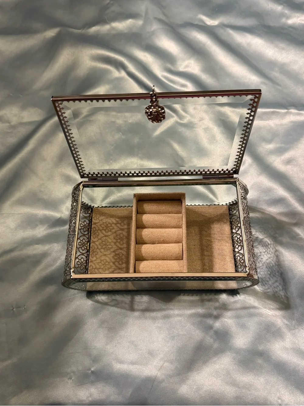 Rachel Ashwell Glass Jewelry Box